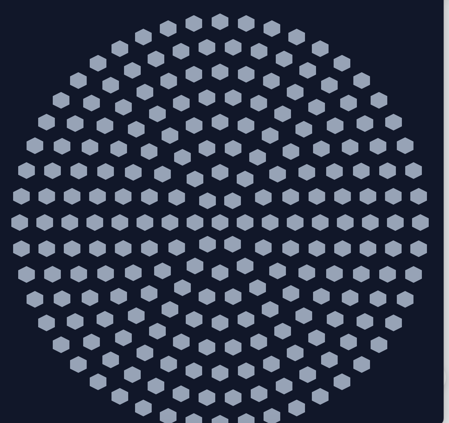 Initial attempt showing blocky, non-symmetric layout